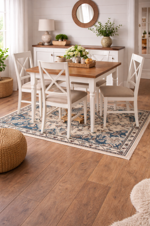 Semi Antique Floral Classic 2'8X4'2 Nain Persian Rug