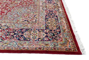 Vintage Traditional Floral 9'7X13'6 Kerman Persian Rug