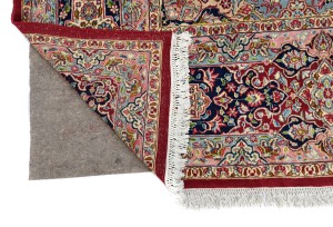 Vintage Traditional Floral 9'7X13'6 Kerman Persian Rug