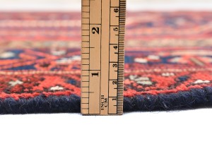 Vintage Red Tribal 4'5X6'7 Hamedan Persian Rug