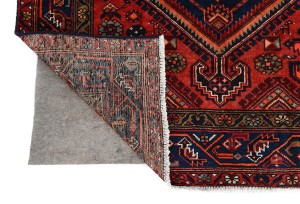 Vintage Red Tribal 4'5X6'7 Hamedan Persian Rug