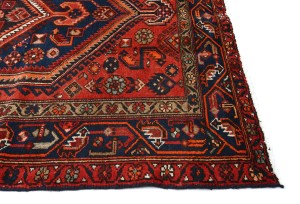 Vintage Red Tribal 4'5X6'7 Hamedan Persian Rug