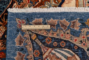 Vintage Pictorial Traditional 10X13 Kashmar Persian Rug