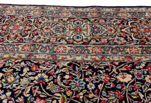 Vintage Traditional Floral 10X13 Kerman Persian Rug