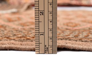 Vintage Geometric Tribal 3'6X4'8 Turkoman Persian Rug