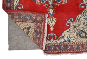 Semi Antique Red Traditional 3X5 Tabriz Persian Rug