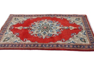 Semi Antique Red Traditional 3X5 Tabriz Persian Rug