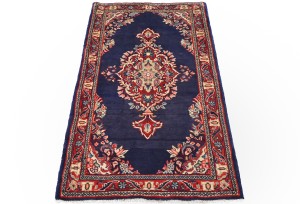 Vintage Classic Traditional 2'4X4'2 Kashan Persian Rug