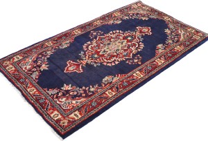 Vintage Classic Traditional 2'4X4'2 Kashan Persian Rug