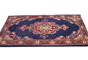 Vintage Classic Traditional 2'4X4'2 Kashan Persian Rug