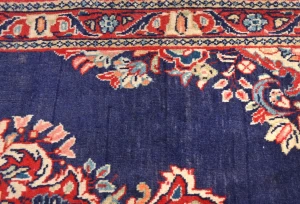 Vintage Classic Traditional 2'4X4'2 Kashan Persian Rug