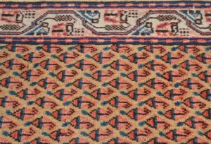 Vintage Beige Tribal 2X4 Botemir Persian Oriental Rug