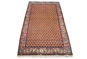 Vintage Beige Tribal 2X4 Botemir Persian Oriental Rug