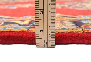 Vintage Red Traditional 2'7X4'5 Kashan Persian Rug