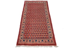 Red Vintage Tribal 2'3X4'6 Botemir Persian Oriental Rug