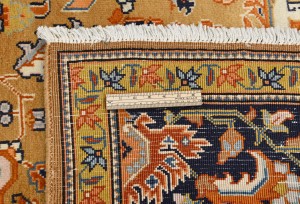 Golden Beige Vintage Floral Traditional 8X11 Heriz Persian Oriental Rug