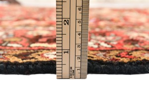 Red Vintage Tribal 4'7X6'8 Hossainabad Persian Oriental Rug