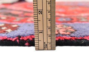 Vintage Red Tribal 4X7 Hamedan Persian Oriental Rug