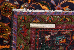 Dark Purple-navy Vintage Floral 4X7 Gholtogh Persian Rug