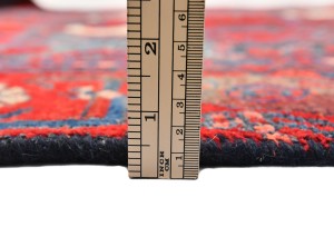 Vintage Tribal Charcoal Gray 4X8 Hamedan Persian Rug