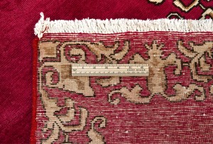 Vintage Fuchsia Rose Classic 2'7X15'4 Tabriz Persian Runner Rug