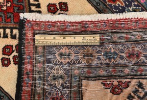 Vintage Tribal Cream 2X4 Chenar Persian Rug