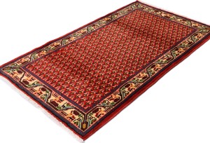 Vintage Red Tribal 2X4 Botemir Persian Rug