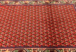 Vintage Red Tribal 2X4 Botemir Persian Rug