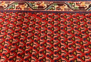 Vintage Red Tribal 2X4 Botemir Persian Rug