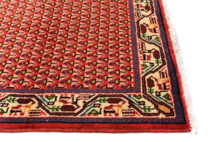 Vintage Red Tribal 2X4 Botemir Persian Rug