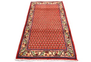 Vintage Red Tribal 2X4 Botemir Persian Rug