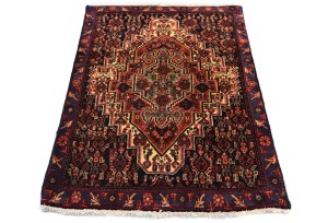 Vintage Floral Geometric 2X3 Bidjar Sanneh Persian Rug