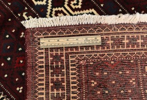 Vintage Geometric Tribal 3X4 Turkoman Persian Rug