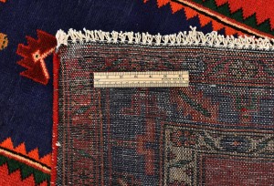 Semi Antique Tribal Red 3'5X9'3 Hamedan Persian Runner Rug