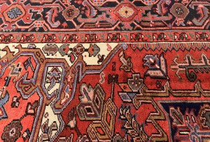 Vintage Traditional Floral 8X11 Heriz Persian Rug
