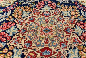 Vintage Traditional Floral 10X13 Kerman Persian Rug