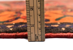 Vintage Red Tribal 4X7 Hamedan Persian Oriental Rug