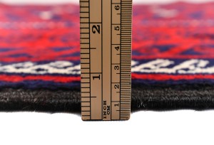 Vintage Red Tribal 4X8 Balouch Persian Oriental Rug