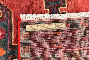 Muted Rose Red Vintage Tribal 4X7 Hamedan Persian Oriental Rug