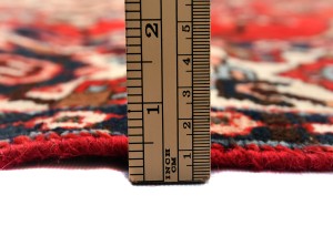 Vintage Red Tribal 4'8X6'4 Bakhtiari Persian Rug