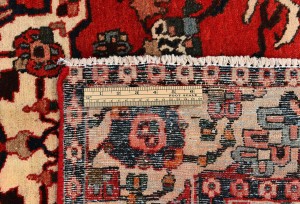 Vintage Red Tribal 4'8X6'4 Bakhtiari Persian Rug