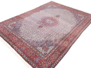 Cream Vintage Floral Classic 9X12 Mood Persian Rug