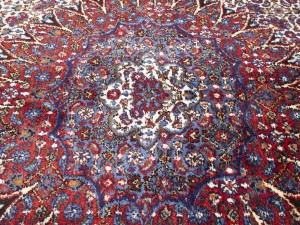 Cream Vintage Floral Classic 9X12 Mood Persian Rug