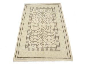 Vintage Beige Classic 3X5 Tabriz Persian Rug