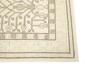 Vintage Beige Classic 3X5 Tabriz Persian Rug