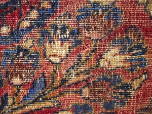 Red Vintage Floral 3X7 Sarouk Persian Oriental Rug