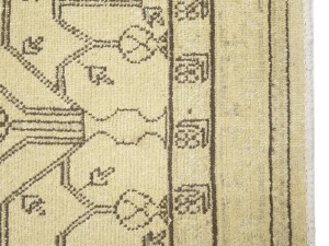 Beige Vintage Classic 3X5 Tabriz Persian Oriental Rug