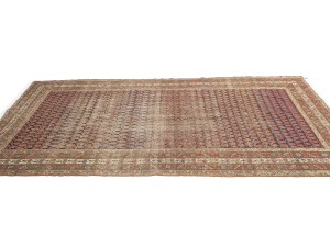 Orange-red Antique Tribal 5X9'7 Malayer Persian Runner Rug