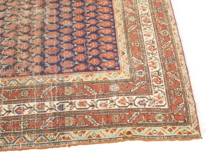 Orange-red Antique Tribal 5X9'7 Malayer Persian Runner Rug