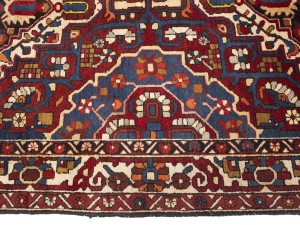 Red Vintage Floral 5X10 Bakhtiari Persian Runner Oriental Rug